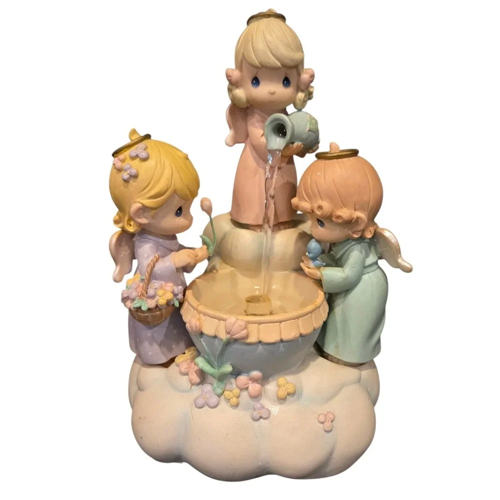 Precious Moments Musical Fountain AWF-1001-E Waltz of the Flowers
